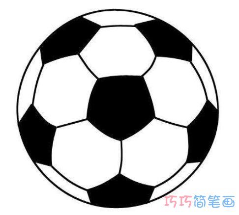 足球的简单与美丽，一笔一划的足球画法指南