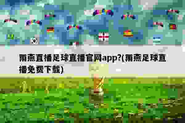 雨燕翱翔，探索足球直播平台的无限魅力