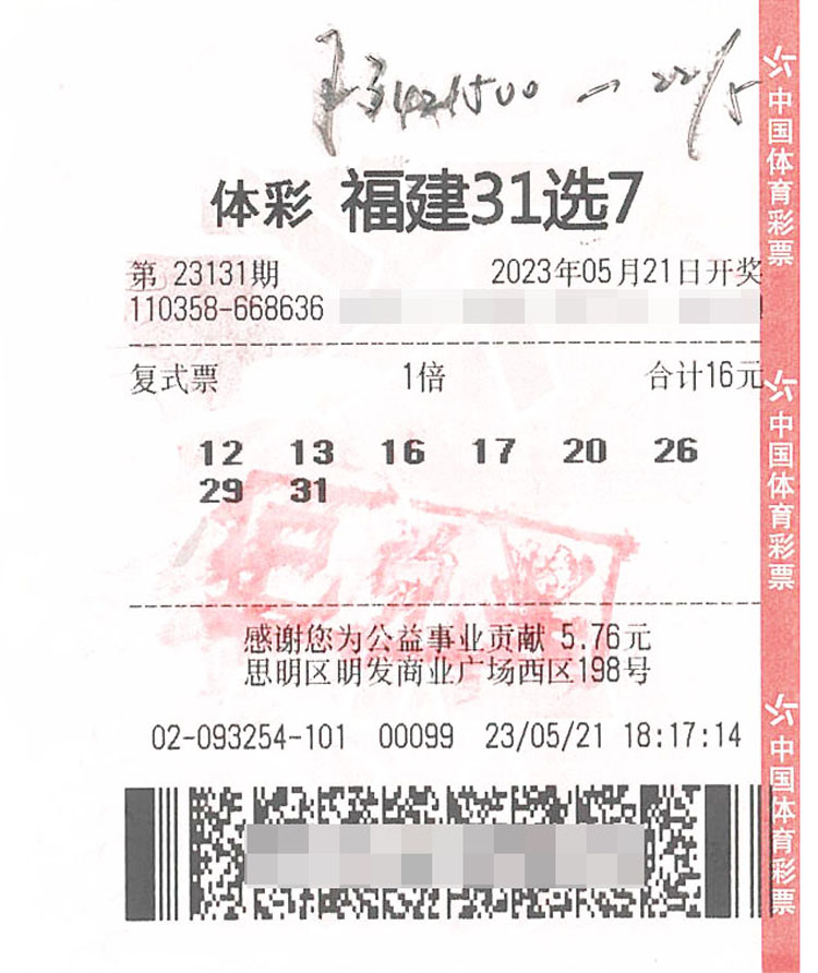 福建31选7附加彩票，揭秘背后的故事与影响