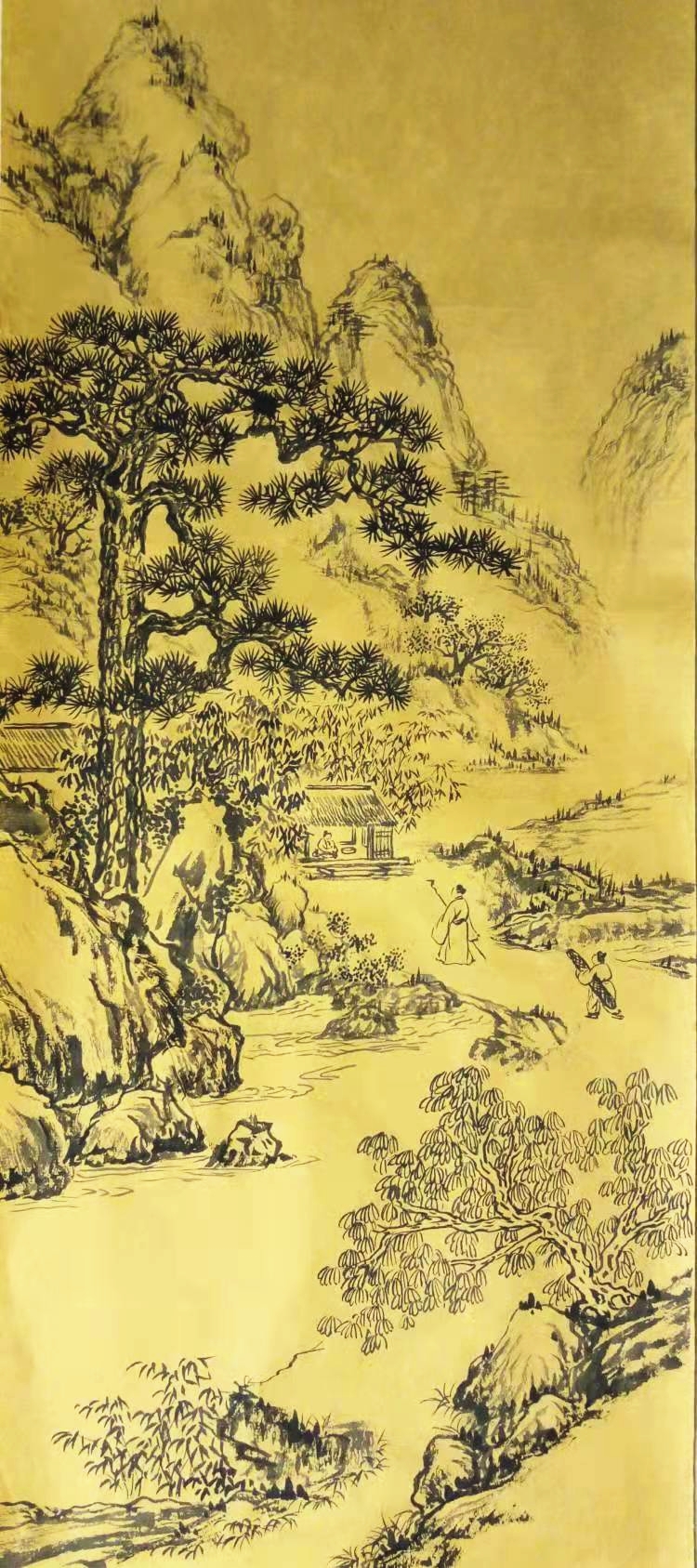 于海滨一语定胆，山连山间话胆识