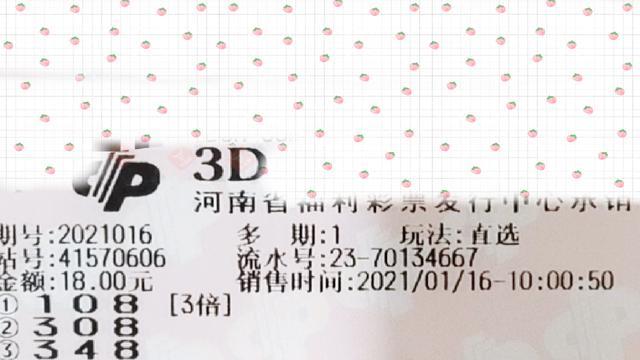 3D彩票，探索最新开奖结果与幸运之旅