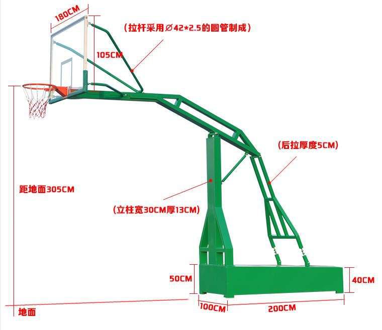 篮球架标准尺寸，一场关于规则与激情的较量